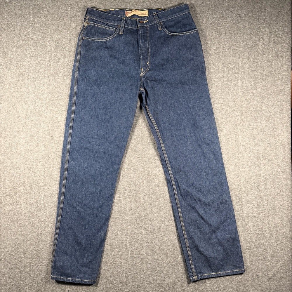 Levi’s 505 Jeans Mens 34x32 Regular Fit Straight Leg Blue Denim 100% Cotton Y2K